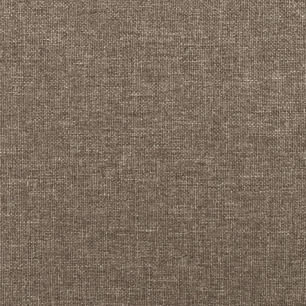 Vidaxl Bed Frame Without Mattress, Taupe, 160X200 Cm, Upholstered