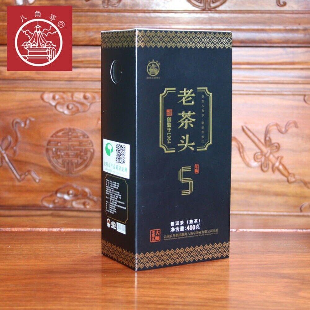 LAO CHA TOU * 2022 Ba Jiao Ting Gammalt Tehuvud 5 År Gammalt Puer Te 400g Mogen Cha