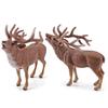 Animal Figurine Simulation Donkey Alpaca Red Deer Sheep Animal Model Toys Desktop Ornament Gift for Home