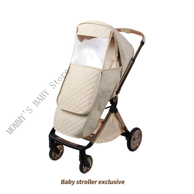 H3CD Easy installs Baby Strollers Weather Protector Rainproof Wind Cover Accessories
