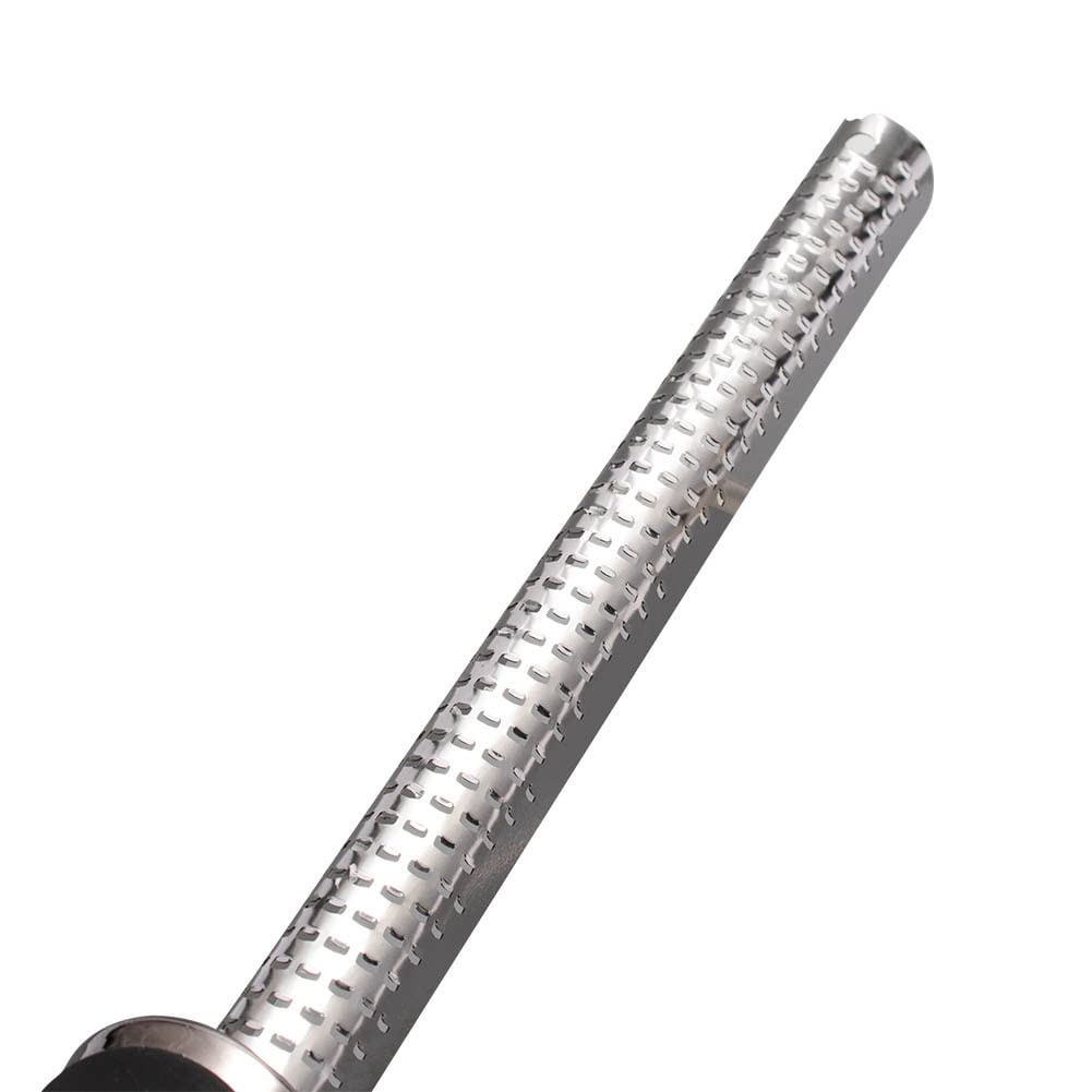 Grater Microplane Premium Classic Series Spice Grater 46016 Black Premium Classic Series Spice Grater Black Spice Grater Kitchen [Microplane] [Used]