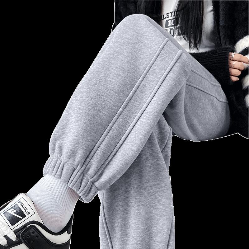 Huili Women's High-Waisted Straight-Leg Casual Sport Pants