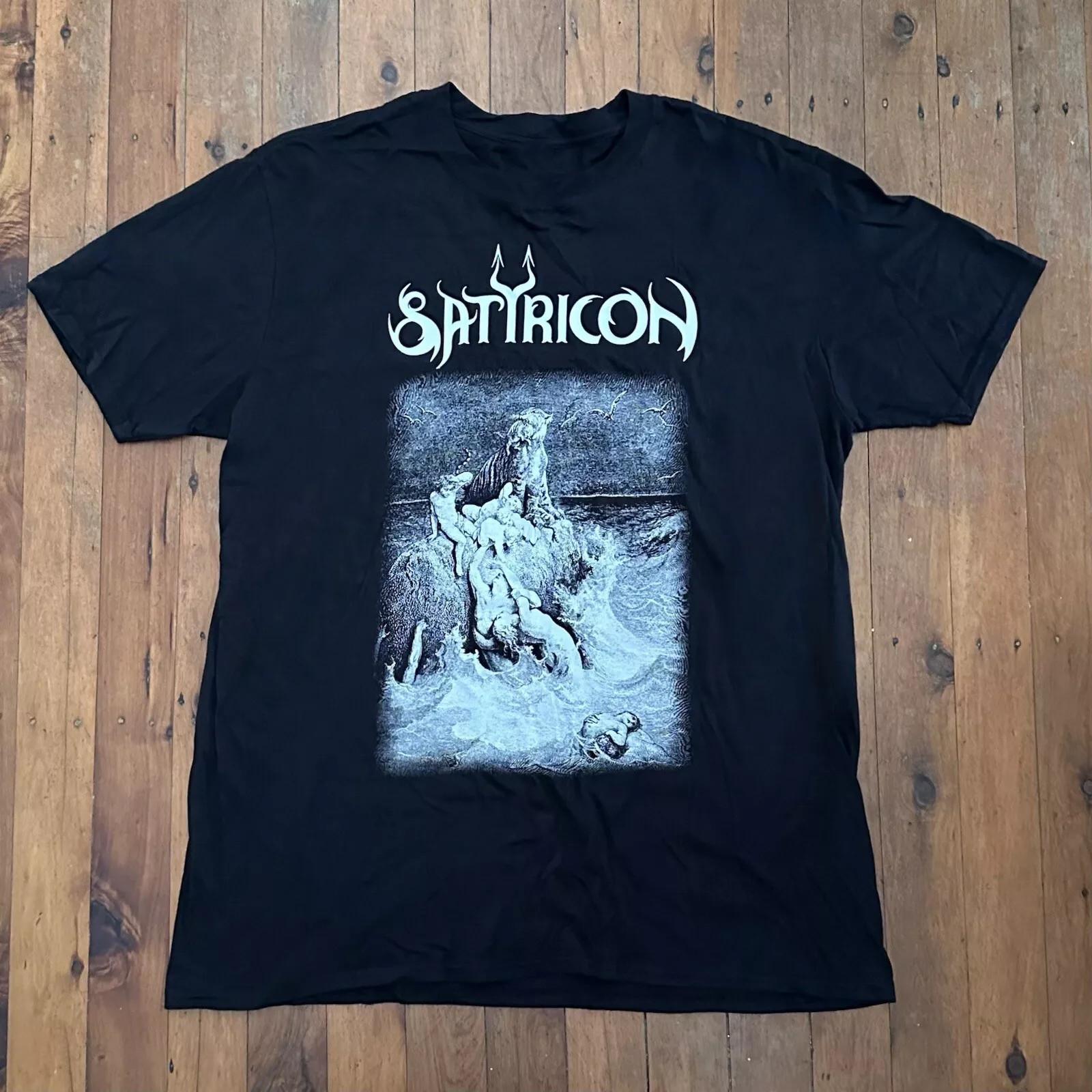 

Satyricon Black Down Under 2018 Tour Band T Shirt Mens Womens Tees Top Full Size S-4XL 4XL