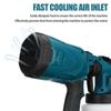 1500W 800ML 88VF Pistola elétrica sem fio com 3 bicos de controle de fluxo Aerógrafo Pulverizador de tinta de alta potência