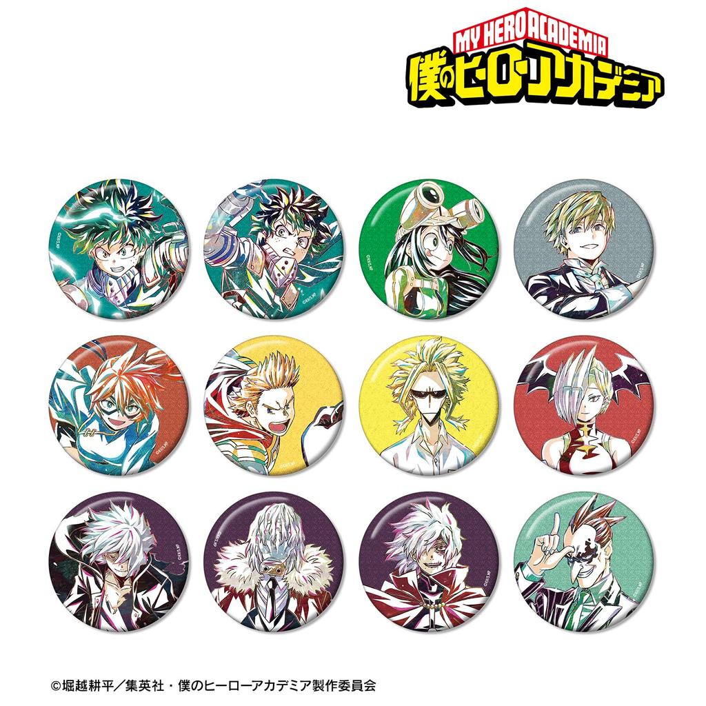 TV Anime "My Hero Academia" Trading Ani Art Series 6 Glitter Can Badge ver.A 12-Piece Box