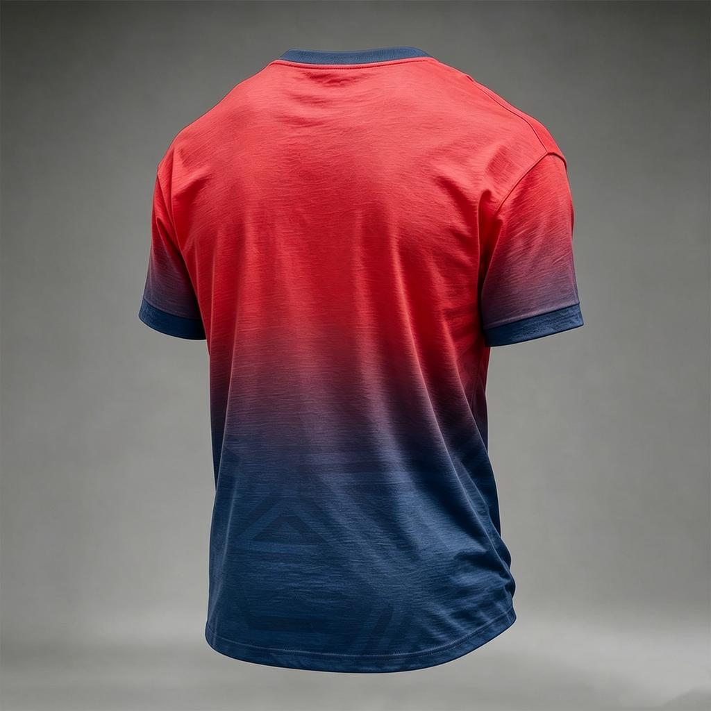 Men's Casual Printed Crew Neck Lightweight Breathable Short Sleeve T-Shirt USA Flag Design Soccer Patch 2026 Number Graphic