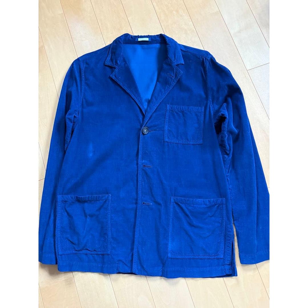 Massimo Alba corduroy jacket blue
