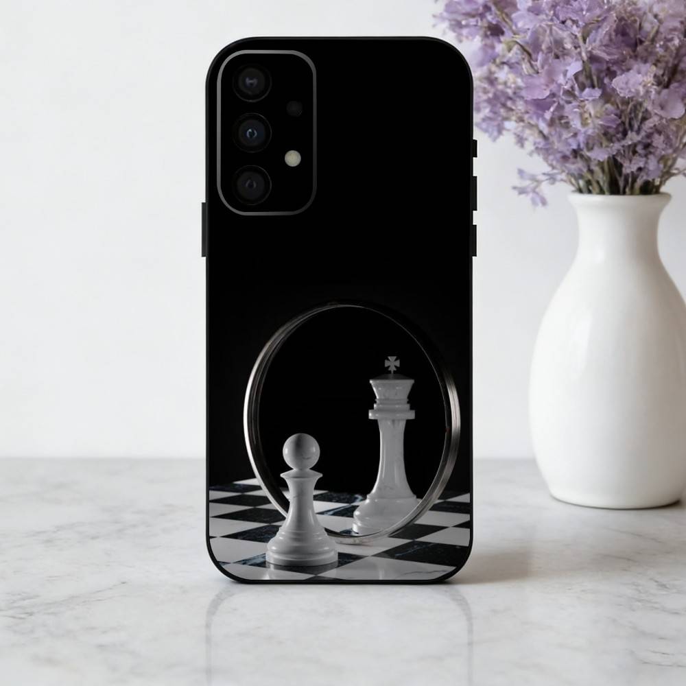 Cool C-Chess A-Art Phone Case For Samsung Galaxy A73,A72,A71,A70,A53,A52,A51,Soft Silicone Black Cover