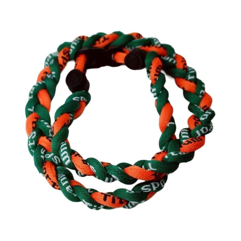 Braided Necklace Adjustable Sports Necklace Unique Charm Necklace Fashion Neck Jewelry Fabric Necklace for Man and Boys