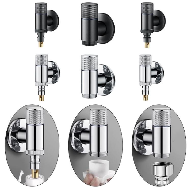 Intelligent Water Stoppers Valves Auto Shutdown Mechanism Strong Brass Structure Simple Installs For Laundry Equipment