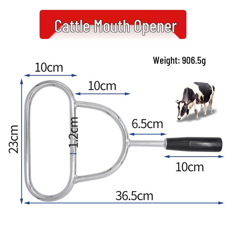 Metal Mouth Opener for Veterinary Use: Pig, Cattle, Sheep