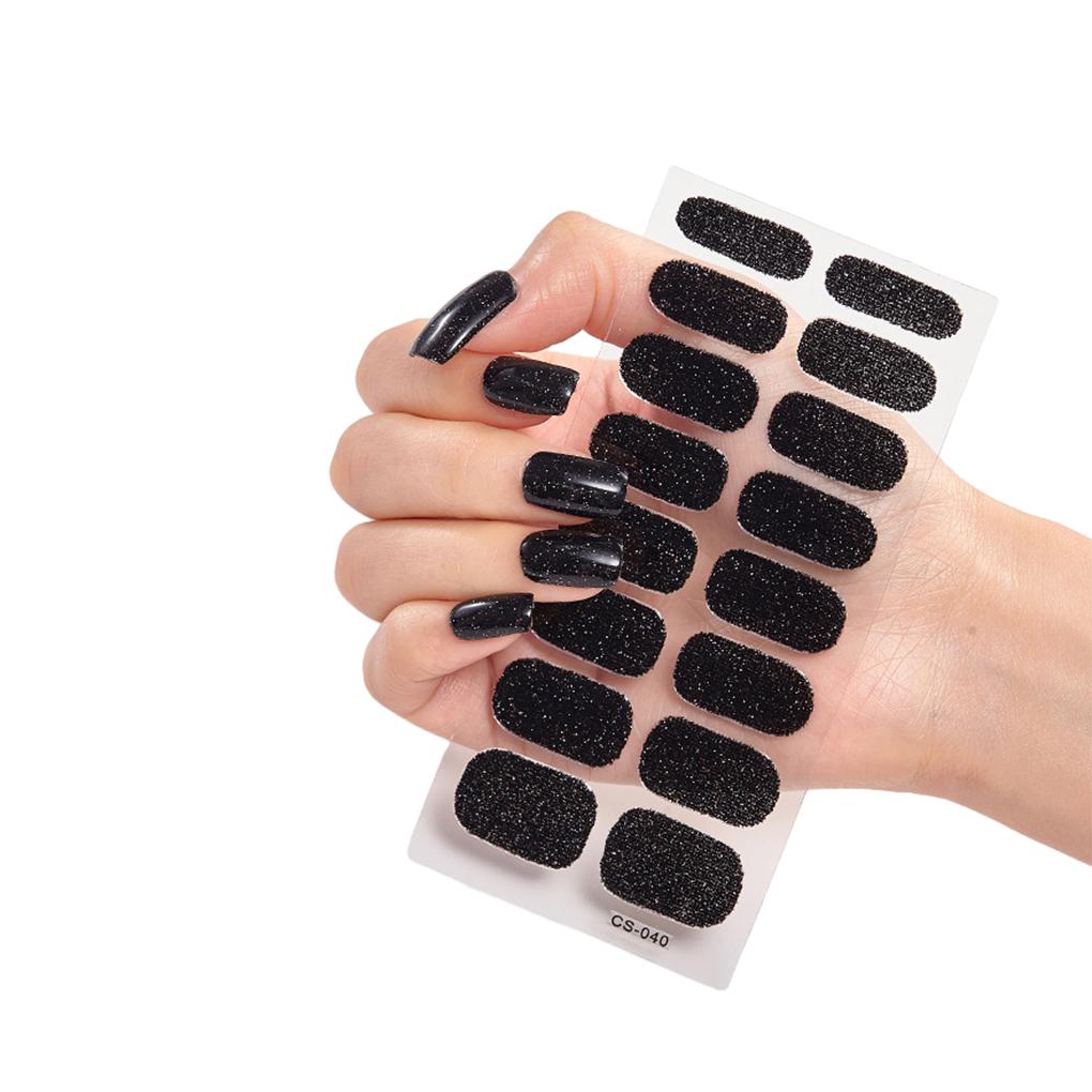 Nail Stickers Long-lasting And Fashionable Nail Art Deco Safe PVC Stickers For Nails Nail Wraps Simple And Easy, CS025