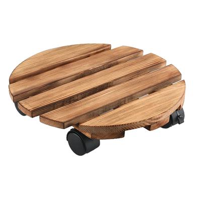 Plant Caddy Pohyblivý Heavy Duty Uzamykatelný Stojan na válcování dřeva s univerzálními kolečky