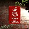 Keep Calm Metal Wall Sign Vintage Decor for Bathroom Kitchen Home
