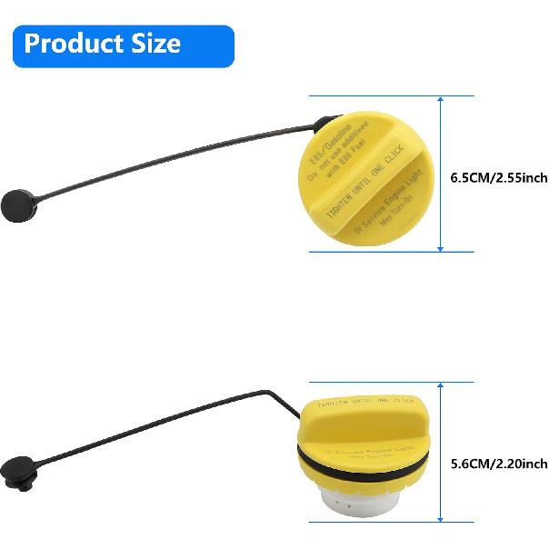 Gas Cap GT337 for 2014- Chevrolet Impala, 2011-2013 Caprice,2011-2017 Equinox, 2012-2016 Buick LaCrosse,2011-2013 Regal, 2011-2017 GMC Terrain,