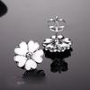 European Original 925 Sterling Silver Cute Sakura Flower Stud Earrings for Women Handmade Earring Sterling-silver-jewelry