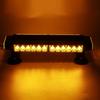 10inch Yellow Double Side Traffic Advisor Strobe Flash Light Bar Emergency Light Universal (13 Flashing Modes)