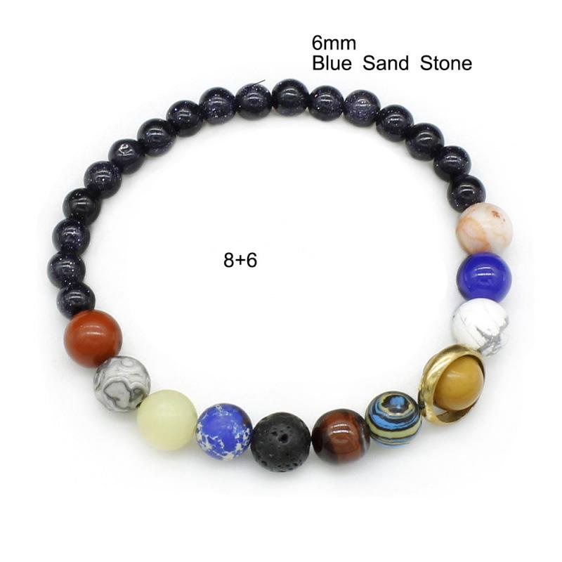 European and American Trendy Galaxy Bracelet - Eight Planets and Starlit Sky Design