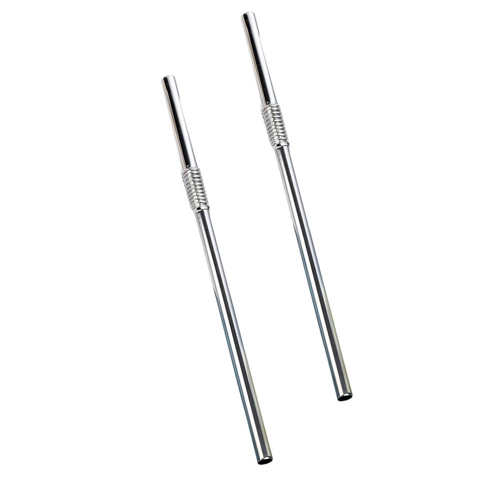 4pcs Flexible 304 Stainless Steel Straws Bendable Reusable Metal Straw For Cup Mug Home Outdoor Travel Kitchen Dining Set