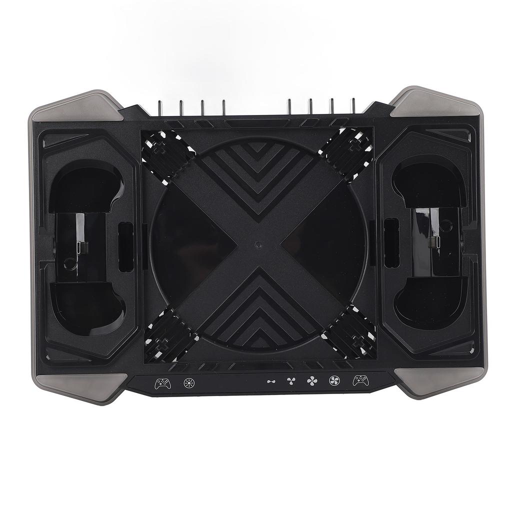 Cooling Charging Station 11 RGB Light Effect Charger Dock Cooler System with Headphone Hook 2