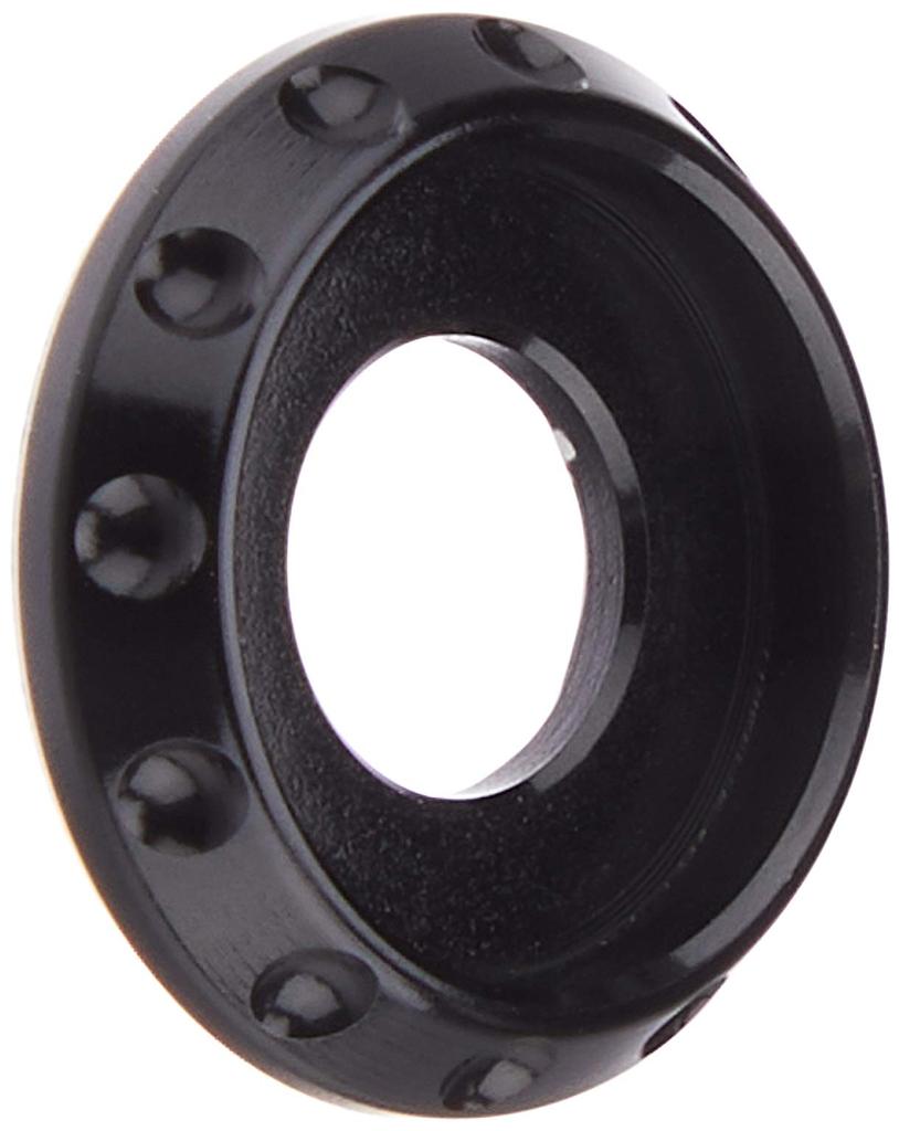 POSH FAITH Motorcycle Supplies NASA Washer Black 2 Pieces M5