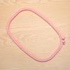 5 Pcs Embroidery Hoop Candy Color Embroidery Frame Square Crosses Stitching Hoop for Needleworks Sewing Craft