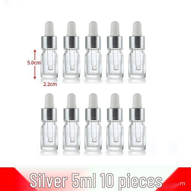 Glass Empty Dropper Bottle for Essential Oils, Perfume, and Cosmetics – Travel-Size Dispenser
