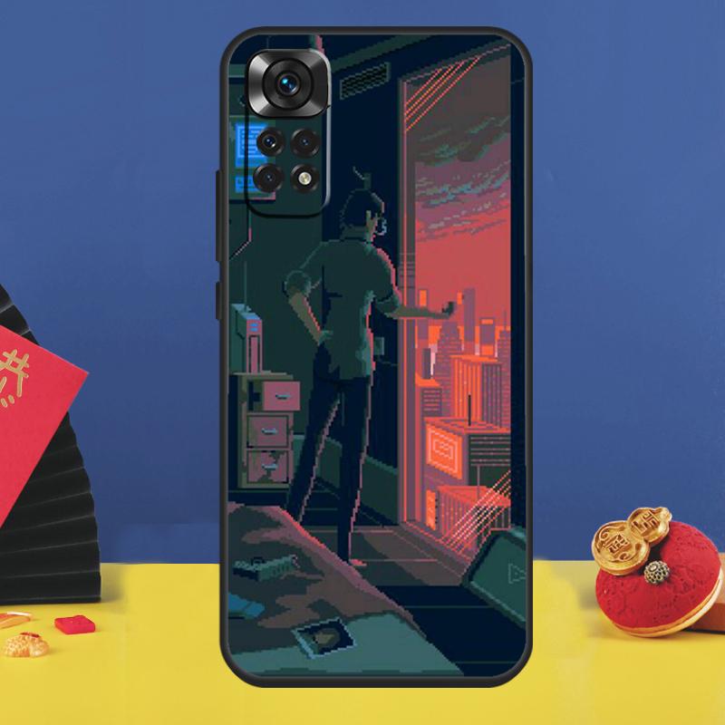 

Pixel Aesthetic Phone Case For Xiaomi Redmi Note 14 Pro 13 11 9 10 12 15 Pro Plus 10C 12C 13C 14C 15C Cover Redmi 13 4G