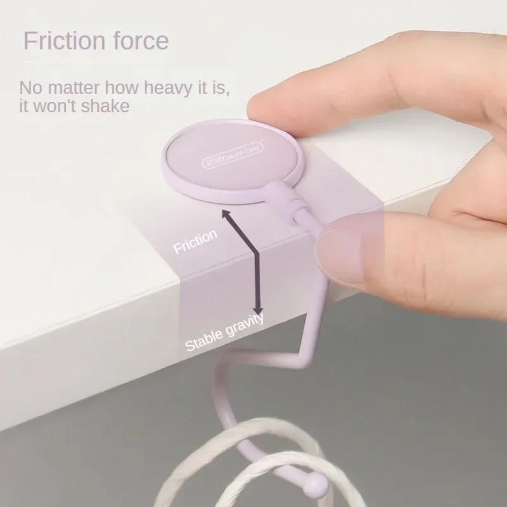 1 Pcs Cute Morandi Bag Hook Heavy Table Purse Bag Hooks Travel Handbag Table Side Bag Hanger Office Desk Organizers