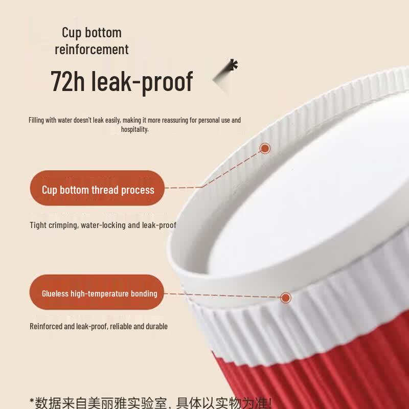 MARYYA Double-Layer Disposable Paper Cups