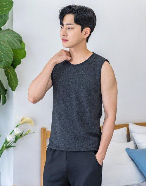 

[AONE] Мужская шерстяная термофутболка для бега с флисовой подкладкой 77154 [Отправка из Кореи] 100% Оригинал Dark Grey - L