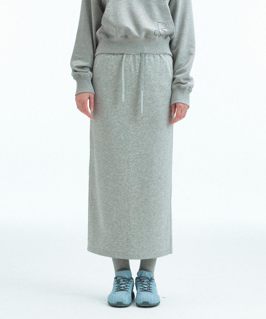 REST&RECREATION Sweat Maxi Skirt - Gray