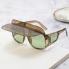 Polarized Sunglasses Multifunctional Anti Sunburn Sun Glasses with Sun Visor Men Women Outdoor Camping Fishing Shades Eyewear