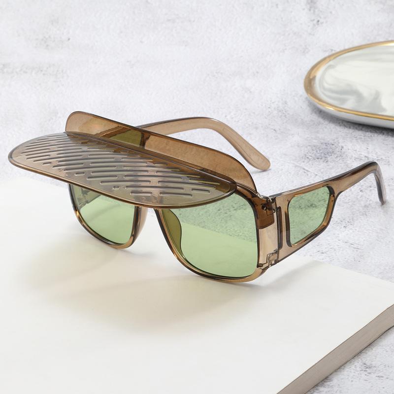 Polarized Sunglasses Multifunctional Anti Sunburn Sun Glasses with Sun Visor Men Women Outdoor Camping Fishing Shades Eyewear