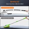 15° Bend Car Cleaning Brush Long Handle Cleaning Mop Chenille Broom Chenille Broom Dual Brush  Home