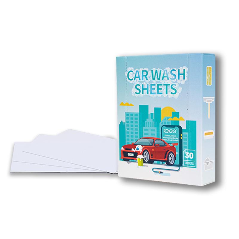 

**Disposable Car Wash Cleaning Sheets - Concentrated Interior Cleaning Agent**