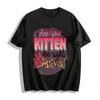 Are You Kitten Me Right Meow Cat Pun Graphic Tee Pure Cotton T-shirt