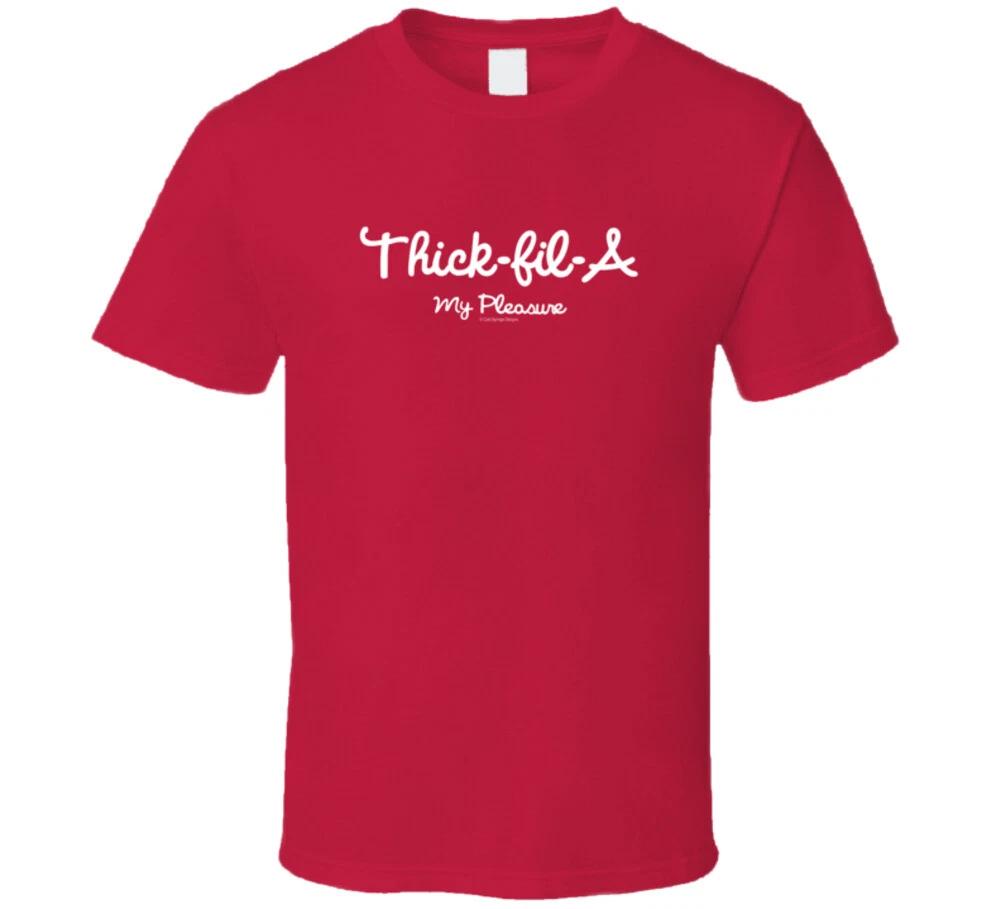 Thick-fil-a My Pleasure Funny Chick Gift Spoof T Shirt S