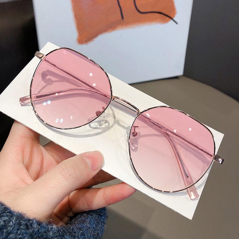 Ultralight Korean-Style Prescription Glasses for Women - Anti-Blue Light, Trendy & Protective Myopia Discoloration Lenses