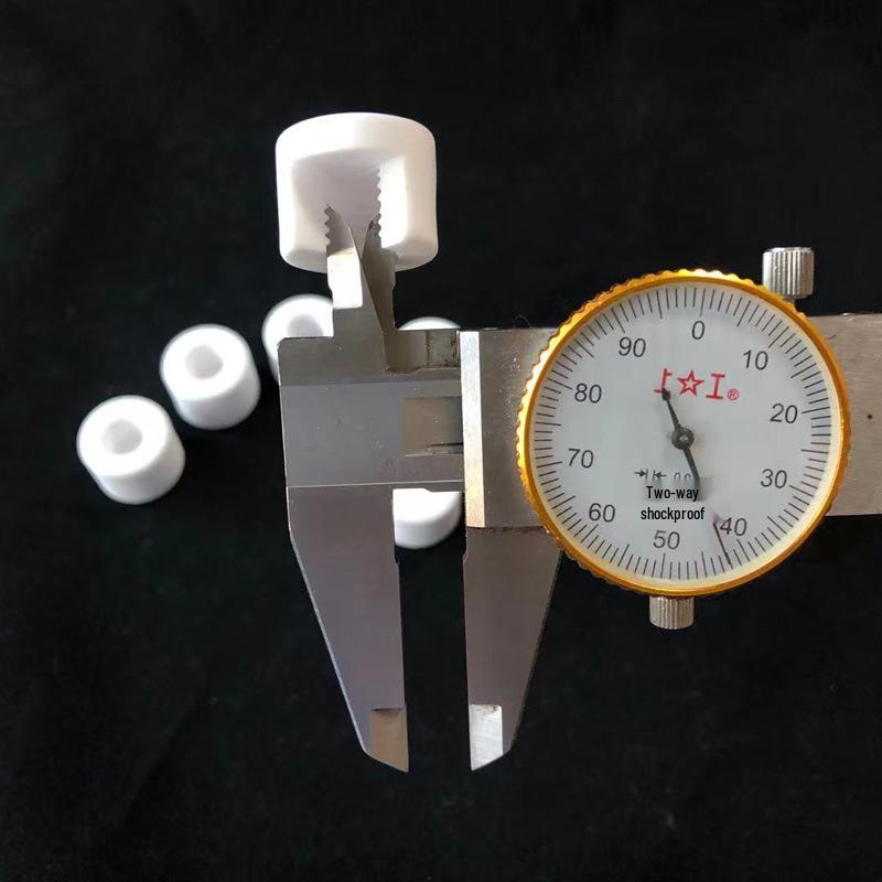Alumina Ceramic Parts with Spiral Grooves, C-shaped Openings & Irregular Shapes