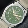 5 AUTOMATIC 6309A VINTAGE REFURBISHED JAPAN MENS GREEN WATCH A441746-1 Sk-a441746