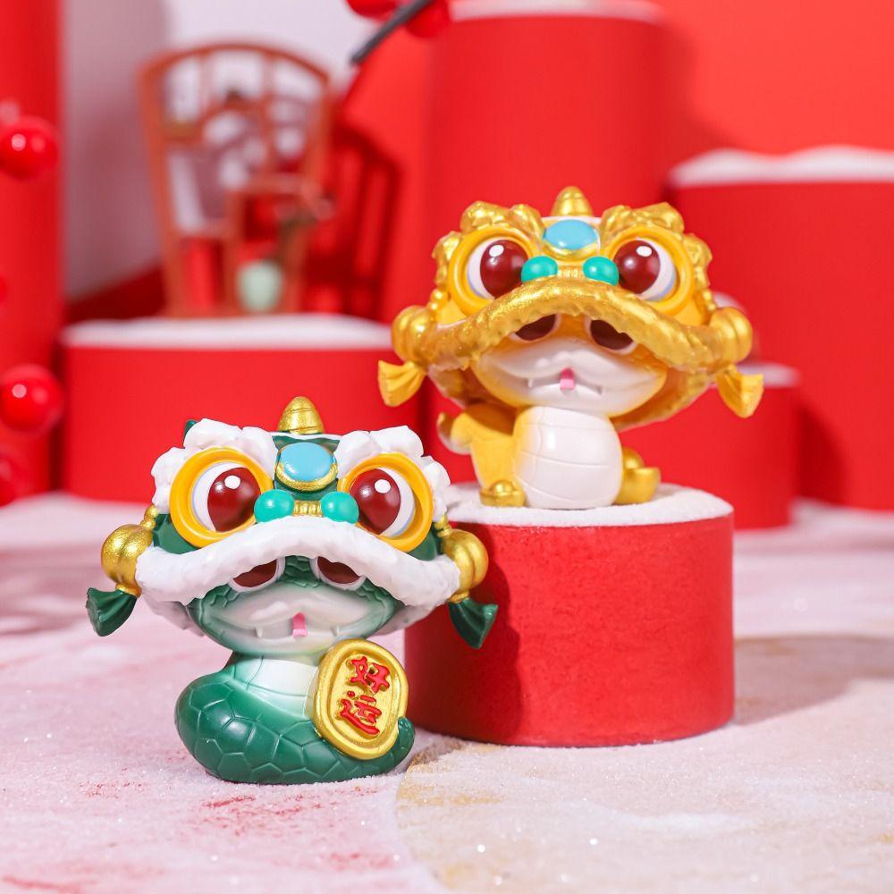 Zodiac Snake Mini Fortune Snake Figurine Lucky Small Snake Ornament  New Year Decoration Gifts