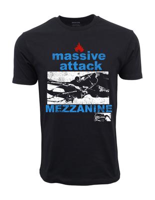 1998 Massive Attack Mezzanine Euro Tour Graphic T Shirt