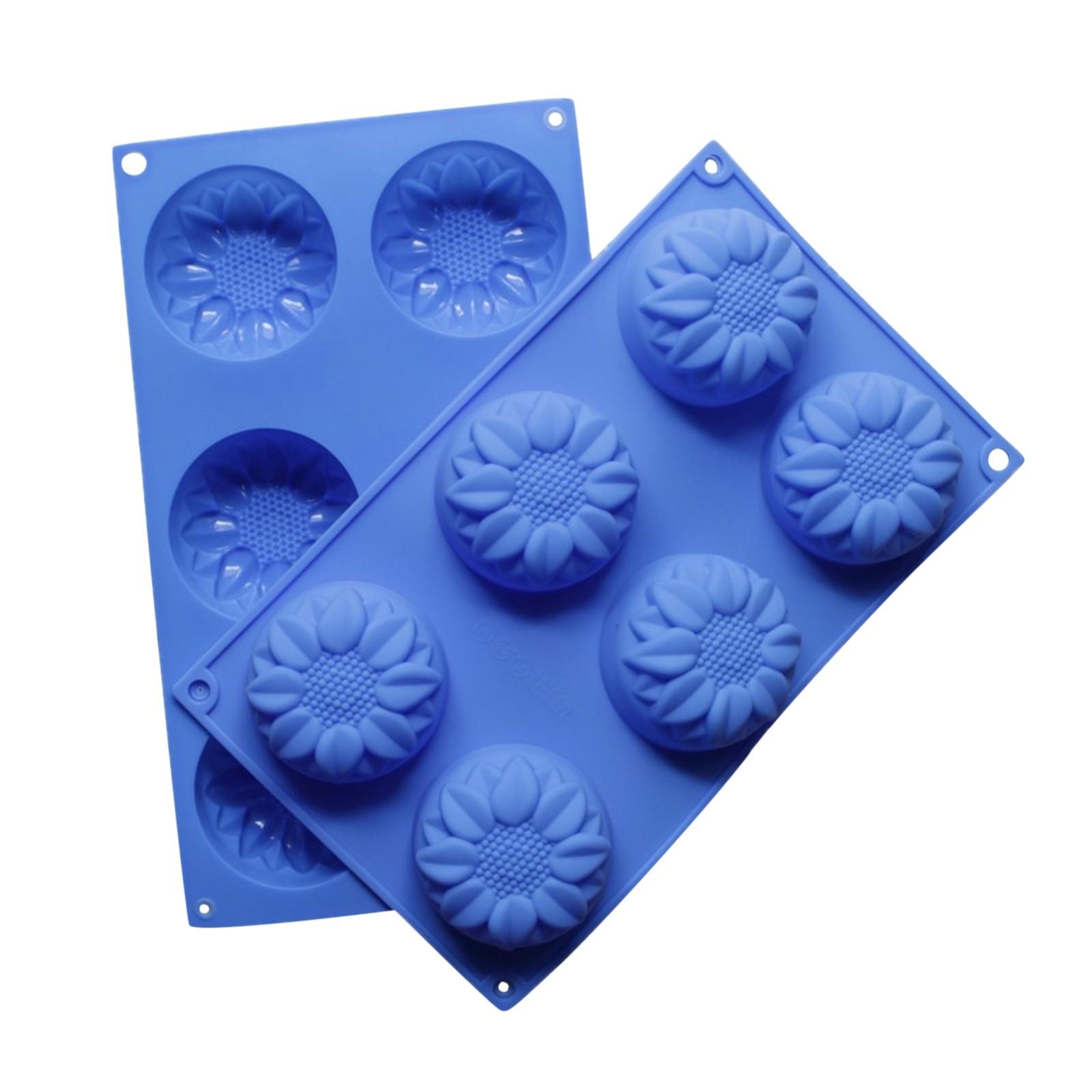 

DIY Silicone SunFlower Cake Chocolate Candy With 6 Holes