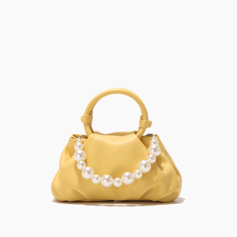 Trendy and Unique Design Pearl Bag for Women 2024 Summer New Fashionable Crossbody Bag Internet Celebrity Shoulder Underarm Bag