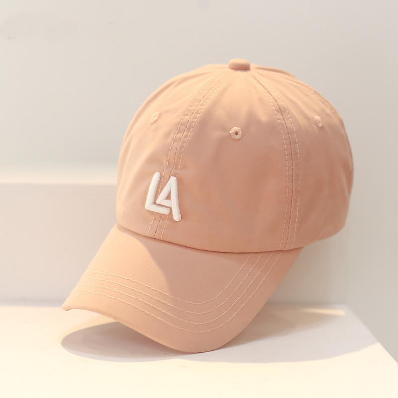 Cotton Baseball Cap For Women With Letter Embroidery Sun Protection For Spring Summer Casual Wear