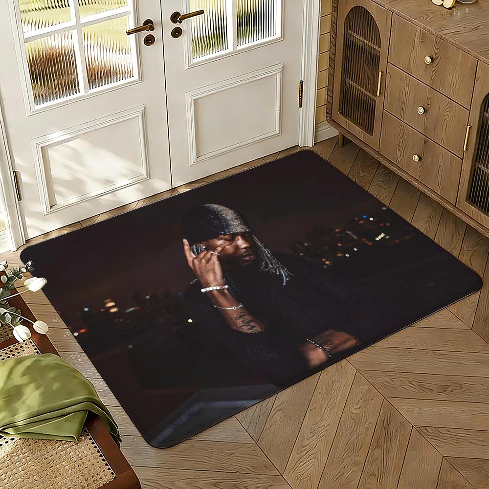 Rapper D-Destroy Lonely Broken Hearts 3 Floor Mat Soft Thickened Non-Slip Bedroom Living Room Door Mat Home Decor Flannel Rugs