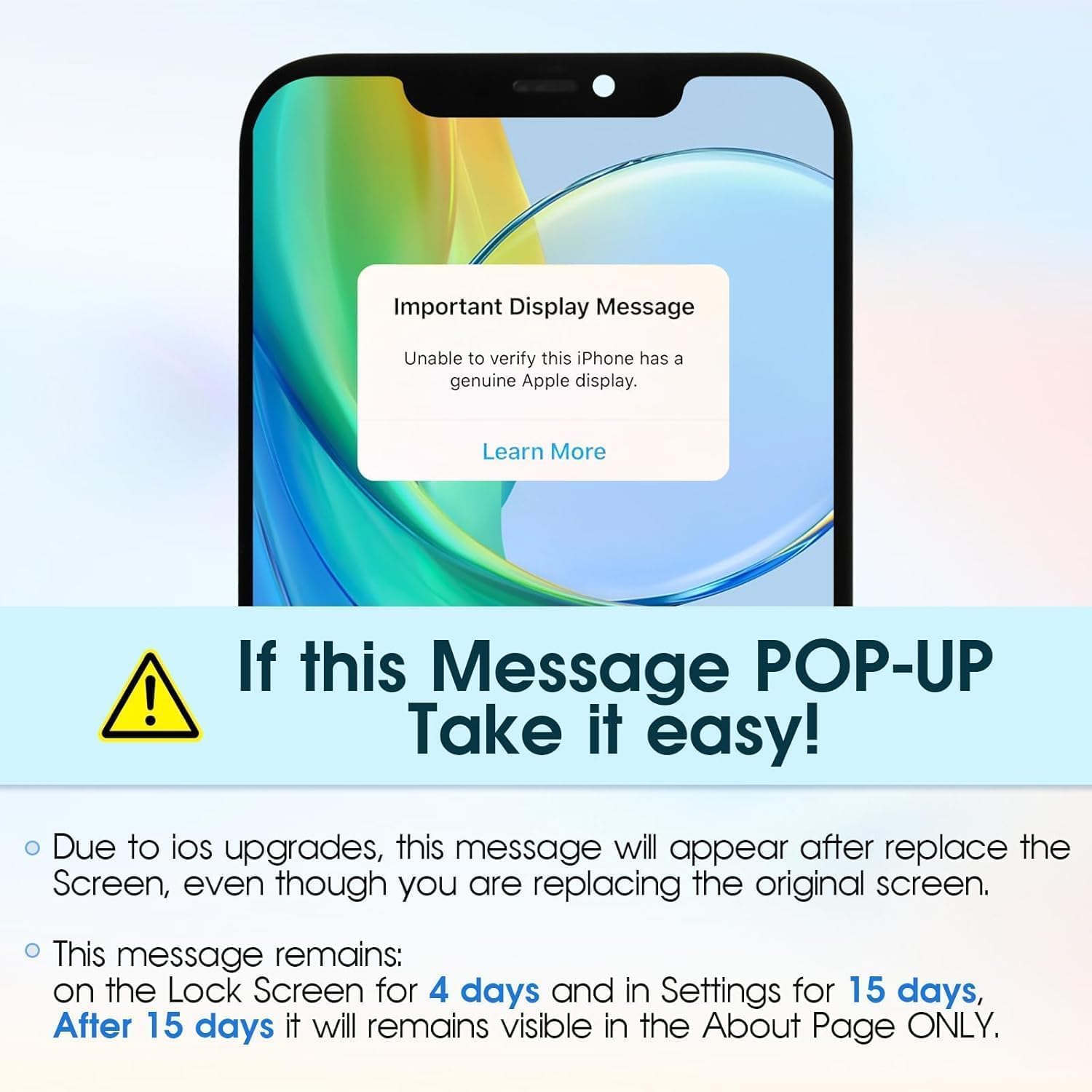 для iPhone 12 Mini Замена экрана 3D Touch 5,4 дюйма Замена ЖК-экрана A2399 ЖК-дисплей A2176 Сенсорный дигитайзер Совместим с моделью