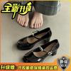 Popular commuter Mary Jane single shoes high heels women's 2025 new models with thick heels women's shoes temperament shallow mouth