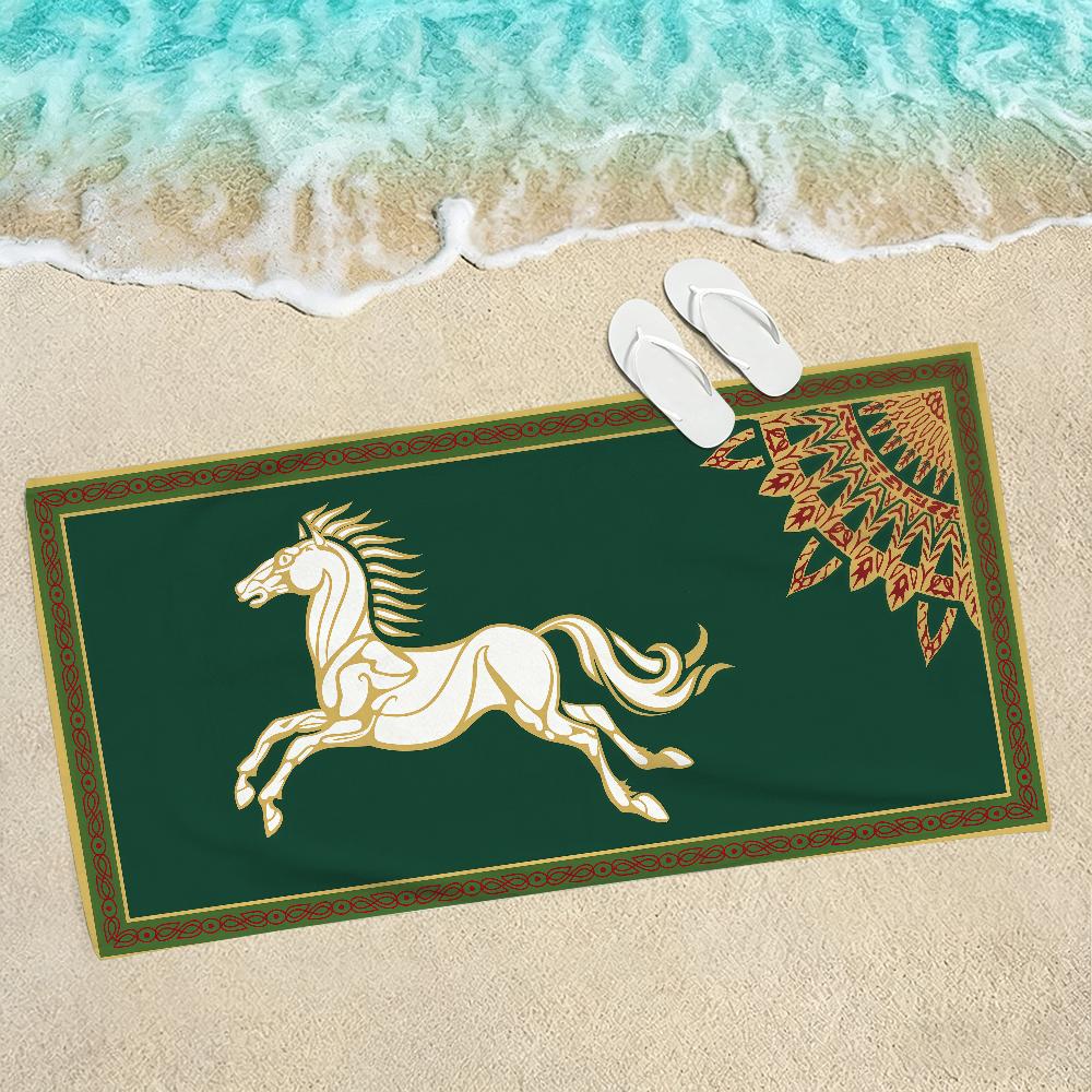 Art The Kingdom Of Rohan Horses Towel For Beaches Yoga Studios Gyms Hot Springs Swimming Pools And Picnics